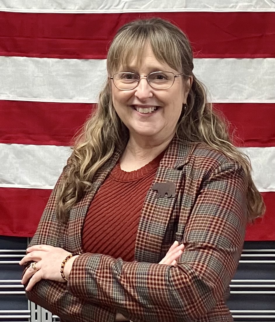 Cheryl Hewes at a community event